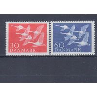 [2176] Дания 1956. Фауна.Птицы.Лебеди. СЕРИЯ MNH