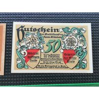 Германия-нотгельд  50   пфенингов  Munden 1921