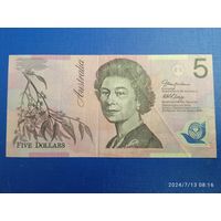 Австралия 5 долларов 2002-2012 полимер
