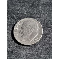 США 10 центов 1965
