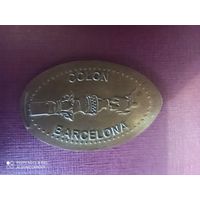 Жетон Барселона из 5 евроцентов
