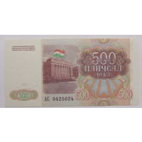 Таджикистан 500 рублей 1994 г UNC.