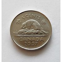 Канада 5 центов, 2007