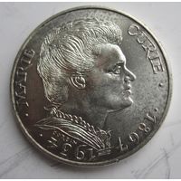 Франция 100 франков 1984 серебро  .11-392