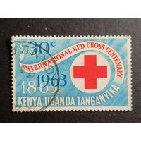 Кения, Уганда и Танганьика 1963. 100-летие Красного Креста
