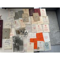 Куча документов на разных людей ,есть и на 1941-1945 документы