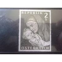 Австрия 1968 Мать и дитя