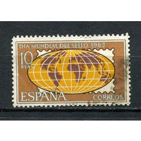 Испания - 1963 - День почтовой марки 10Pta - [Mi.1398] - 1 марка. Гашеная.  (Лот 22DZ)-T5P3