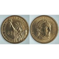 США 1 доллар, 2009 Президент США - Джон Тайлер (1841-1845) P #148
