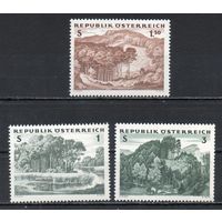 Живописные лесные места Австрия 1962 год серия из 3-х марок
