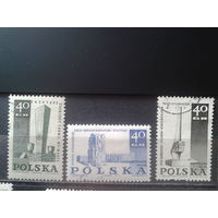 Польша 1967 Памятники жертвам фашизма, полная серия