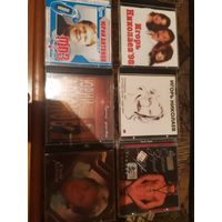 6 pcs audio CDs Albums  игорь николаев юрий антонов зверев и др по 8р за диск