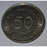 ФРГ 50 пфеннигов 1990