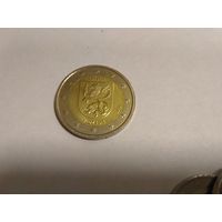 Латвия 2 евро, 2016 года Исторические области Латвии - Видземе 35