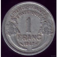 1 Франк 1947 год Франция
