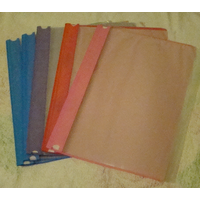 Набор из  5 цветных  пластиковых  папок  скоросшивателей  с  5 файлами (1)