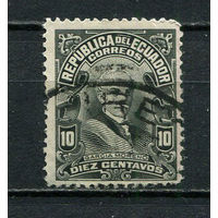 Эквадор - 1915/1928 - Габриель Гарсия Морено 10С - [Mi.214] - 1 марка. Гашеная.  (LOT ET42)-T10P5