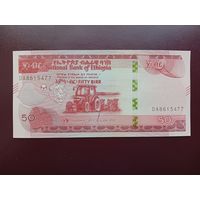 Эфиопия 50 бырр 2020 UNC