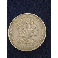 Монета талер коронация Вильгельма 1861 пруссия