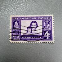 Марка США 1960 год Американские женщины