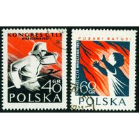 Борьба с огнем Польша 1957 год 2 марки