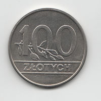 Польша 100 злотых 1990 г. (( 43 ))