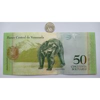 Werty71 Венесуэла 50 боливаров 2015 UNC банкнота
