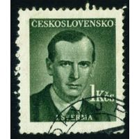 Портреты поэтов и писателей-демократов. Стандартный выпуск Чехословакия 1949 год 1 марка