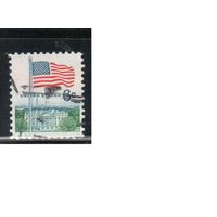 США-1968, (Мих.941) , гаш. , Стандарт, Флаг (одиночка),