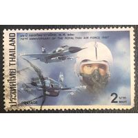 Таиланд. 1987 год. 72-я годовщина королевских ВВС Таиланда. 1 марка в серии. Mi:TH 1194. Гашеная.