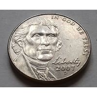 5 центов, США 2007 D