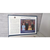 Памятный марочный блок и конверт к 100 летию рождения Елизаветы матери королевы Англии
