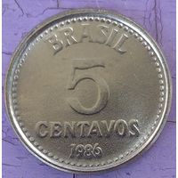 5 сентаво 1986 Бразилия. Возможен обмен