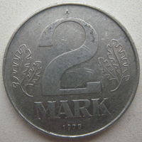 Германия (ГДР) 2 марки 1975 г.