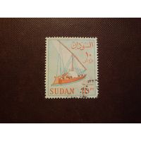 Судан 1962 г.Парусная лодка./41а/