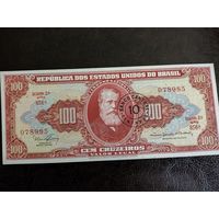 Бразилия 10 сентаво на 100 Крузейро образца 1967 года