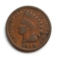 США. 1 цент 1898 г.