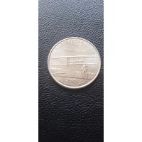 США 25 центов 2001 г. Р Северная Каролина