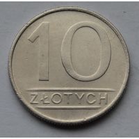 Польша, 10 злотых 1987 г.