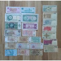 Банкноты мира Китай,Кувейт ,Швеция,Молдова,Польша и другие