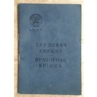 Трудовая книжка СССР (чистая).