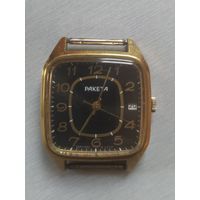 Часы наручные мужские "Рaкeтa",2614.Н, SU, 16камней, позолота 10 мкм, СССР.