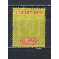 GB Колонии Стрейтс Сетлментс Малайя 1906 EVII Стандарт #134