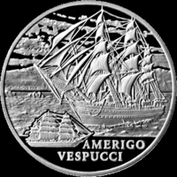 Амерыга Веспучы (Америго Веспуччи) (Amerigo Vespucci). 1 рубель