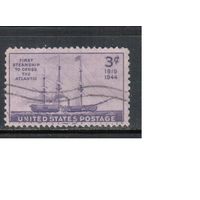 США-1944, (Мих.526 ), гаш.   , Флот, Корабли (одиночка)(2)