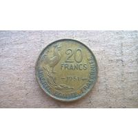 Франция 20 франков, 1951г. (D-20)
