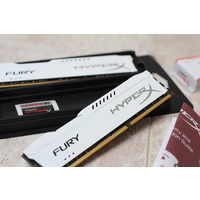 Оперативная память HyperX Fury White 2x8GB KIT DDR3 PC3-12800 HX316C10FWK2/16