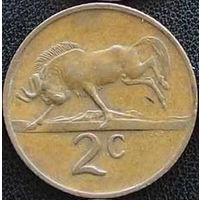 ЮАР (Южная Африка), 2 цента 1974
