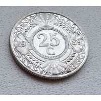 Нидерландские Антильские острова 25 центов, 1989 6-11-2