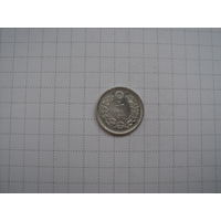 Япония 10 сенов 1873, серебро